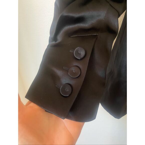 Favorite Daughter Satin Blazer in Black NEW NWT - Picture 10 of 10